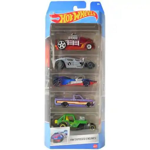 Mattel Hot Wheels kisautók 5 darabos szett - HW Exposed Engines™