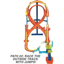 Mattel Hot Wheels függőleges 8-as ugrás versenypálya