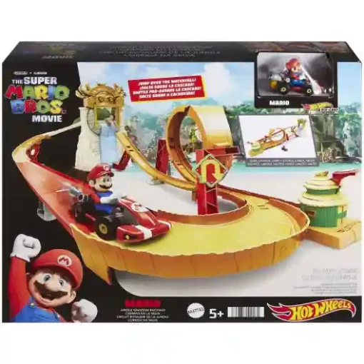 Mattel Hot Wheels Super Mario: dzsungel királyság versenypálya