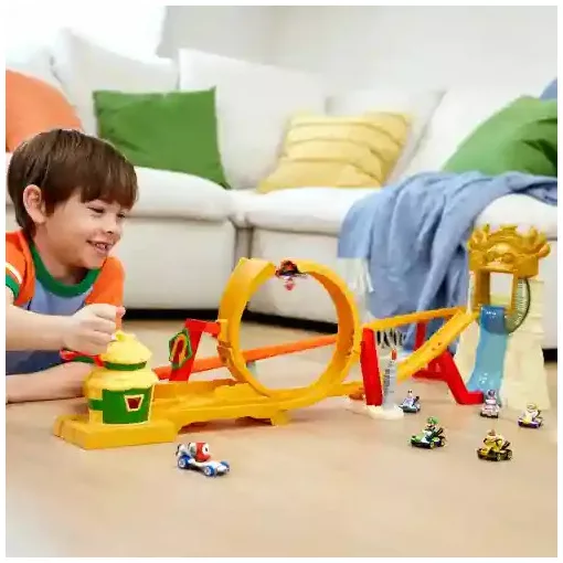 Mattel Hot Wheels Super Mario: dzsungel királyság versenypálya