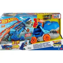 Mattel Hot Wheels ultimate T-Rex autószállító fénnyel és hanggal