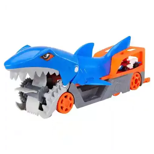 Mattel Hot Wheels autófaló cápa és sárkány kilövő 10db kisautóval