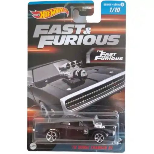 Mattel Hot Wheels Fast & Furious '70 Dodge Charger RT kisautó