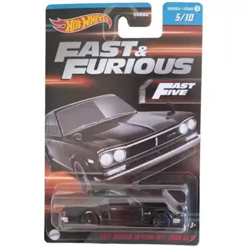 Mattel Hot Wheels Fast & Furious 1971 Nissan Skyline H/T 2000 GT-R kisautó