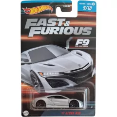   Mattel Hot Wheels Fast & Furious: F9 '17 Acura NSX kisautó