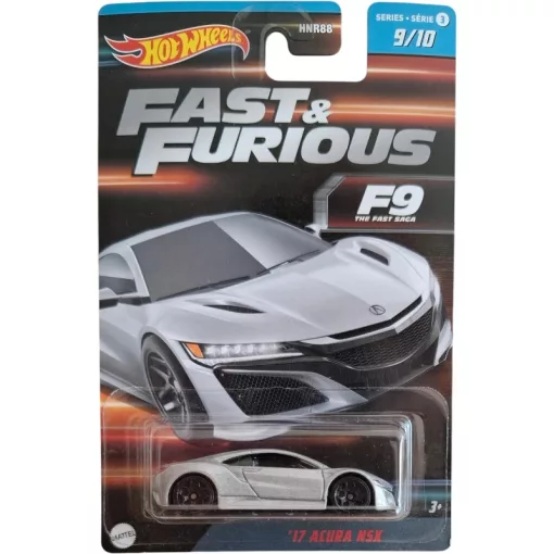 Mattel Hot Wheels Fast & Furious: F9 '17 Acura NSX kisautó