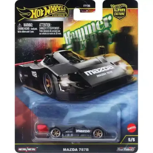 Mattel Hot Wheels Premium Mazda 787B kisautó