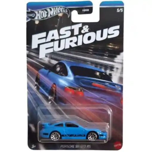 Mattel Hot Wheels Fast & Furious Porsche 911 GT3 RS kisautó