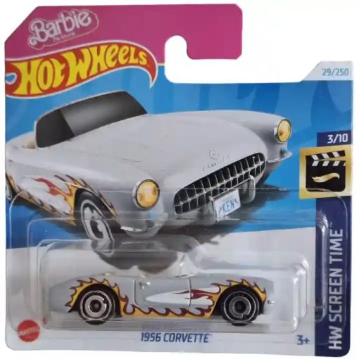 Mattel Hot Wheels 1956 Chevrolet Corvette Barbie The Movie kisautó