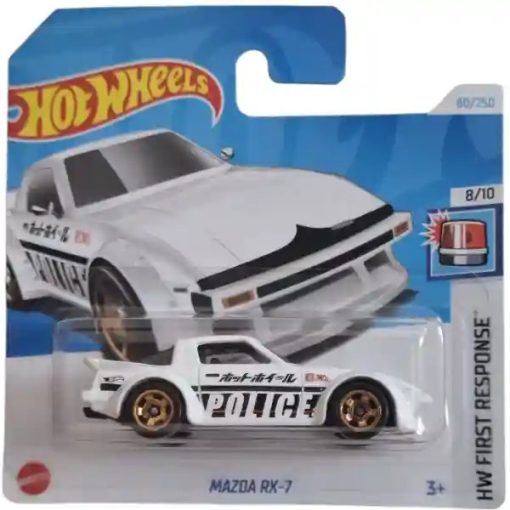  Mattel Hot Wheels Mazda RX-7 Police rendőrautó