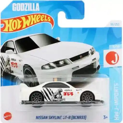 Mattel Hot Wheels Nissan Skyline GT-R (BCNR33) Godzilla kisautó