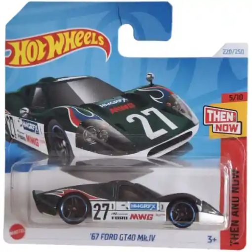  Mattel Hot Wheels '67 Ford GT40 Mk.IV kisautó