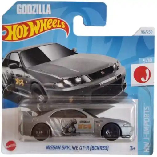 Mattel Hot Wheels Nissan Skyline GT-R (BCNR33) Godzilla kisautó