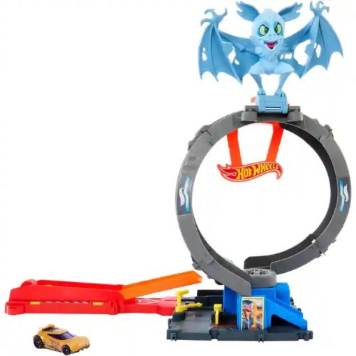 Mattel Hot Wheels denevérhurok pályakészlet kisautóval