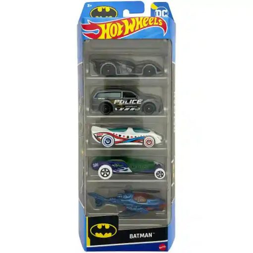 Mattel Hot Wheels kisautók 5 darabos szett - Batman™