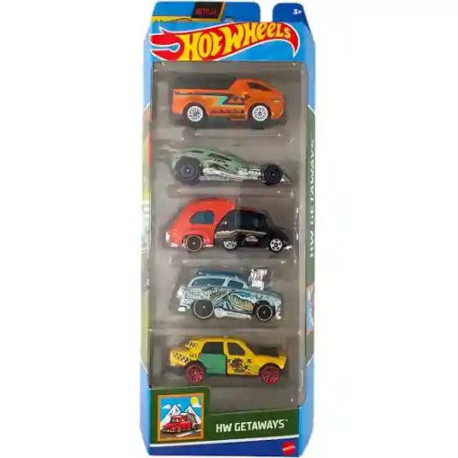 Mattel Hot Wheels kisautók 5 darabos szett - HW Getaways™