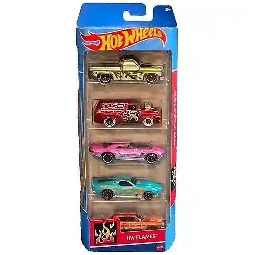 Mattel Hot Wheels kisautók 5 darabos szett - HW Flames™