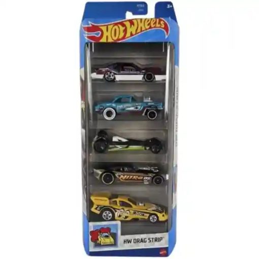 Mattel Hot Wheels kisautók 5 darabos szett - HW Drag Strip™