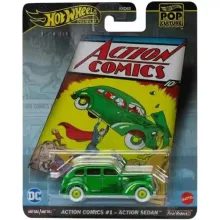  Mattel Hot Wheels Premium Pop Culture DC Action Comics #1 - Action Sedan kisautó