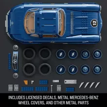 Mattel Brick Shop Hot Wheels Premium Mercedes-Benz 300 SL építőjáték kisautóval