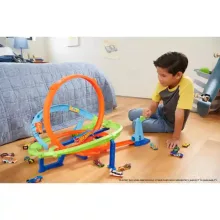 Mattel Hot Wheels hurokvihar ugratópálya
