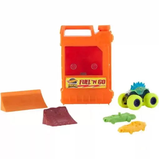Mattel Hot Wheels Monster Trucks Motosaurus benzines kanna játékszett
