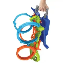 Mattel Hot Wheels 4-es hurok motorizált versenypálya, 68cm magas
