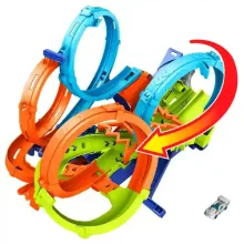 Mattel Hot Wheels 4-es hurok motorizált versenypálya, 68cm magas