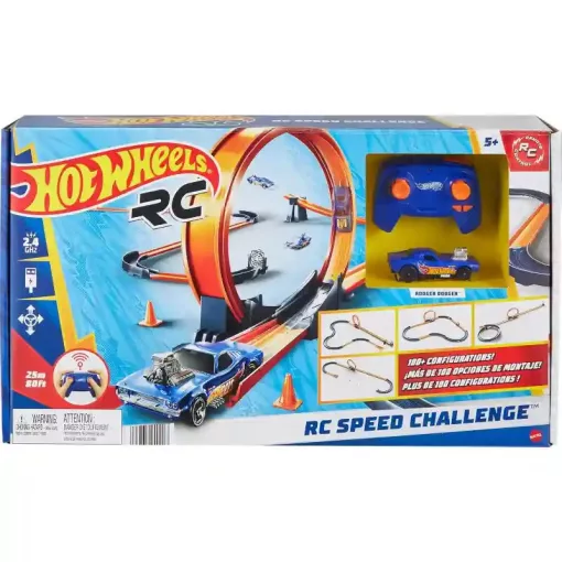 Mattel Hot Wheels RC Speed Challenge távirányítós pályaszett