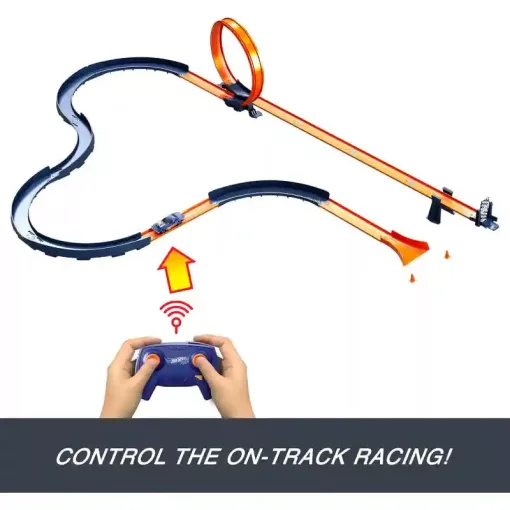 Mattel Hot Wheels RC Speed Challenge távirányítós pályaszett