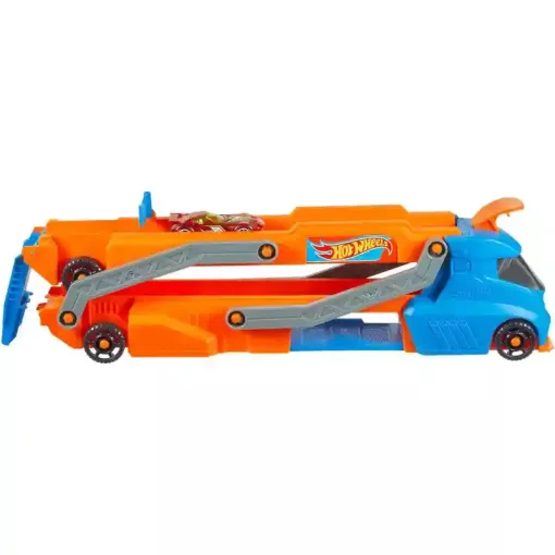 Mattel Hot Wheels 2 az 1-ben versenypálya szállító kamion