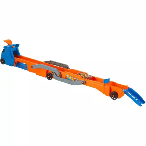 Mattel Hot Wheels 2 az 1-ben versenypálya szállító kamion
