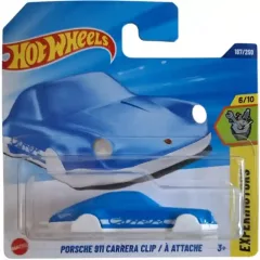   Mattel Hot Wheels Porsche 911 Carrera Clip kisautó kulcstartó