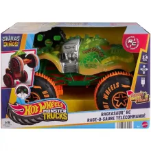 Mattel Hot Wheels Monster Trucks RC Rageasaur dino távirányítós autó 30cm