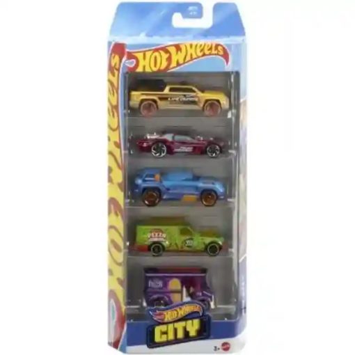 Mattel Hot Wheels kisautók 5 darabos szett - City™