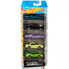 Mattel Hot Wheels kisautók 5 darabos szett - Fast & Furious