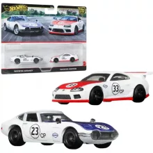  Mattel Hot Wheels Premium Toyota 2000GT és Toyota Supra kisautók