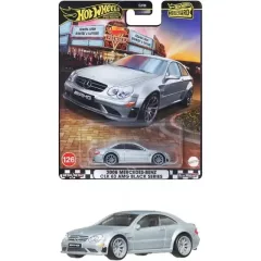    Mattel Hot Wheels Premium Boulevard 2008 Mercedes-Benz CLK 63 AMG Black Series kisautó