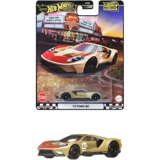  Mattel Hot Wheels Premium Boulevard '17 Ford GT kisautó
