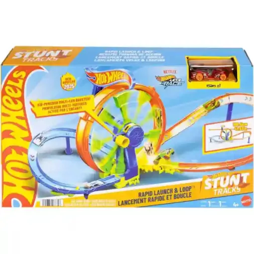 Mattel Hot Wheels szédületes turbina pályaszett