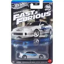 Mattel Hot Wheels Fast & Furious Graphic Remix Custom Acura Integra Sedan GSR kisautó
