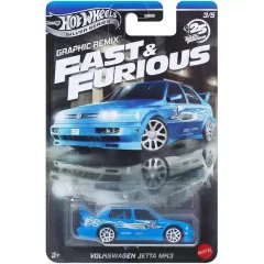   Mattel Hot Wheels Fast & Furious Graphic Remix Volkswagen Jetta MK3 kisautó