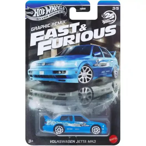 Mattel Hot Wheels Fast & Furious Graphic Remix Volkswagen Jetta MK3 kisautó