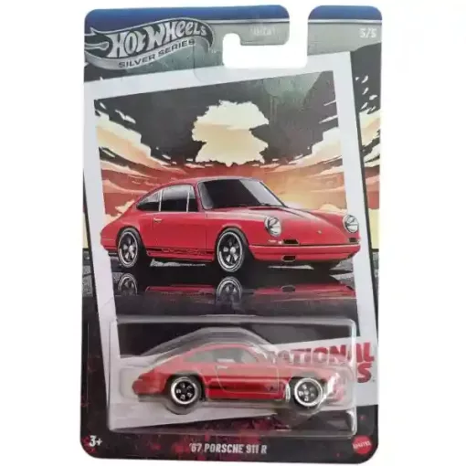 Mattel Hot Wheels Silver Series '67 Porsche 911 R kisautó