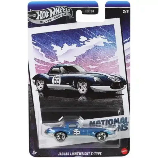 Mattel Hot Wheels National Icons Jaguar Lightweight E-Type kisautó