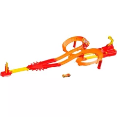 Mattel Hot Wheels szuper ugratópálya kisautóval