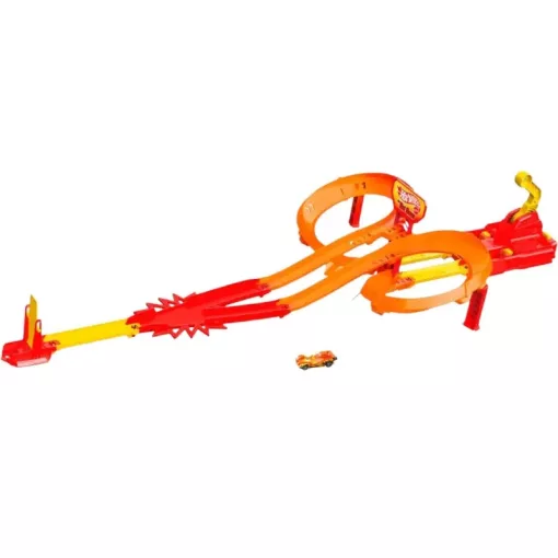 Mattel Hot Wheels szuper ugratópálya kisautóval