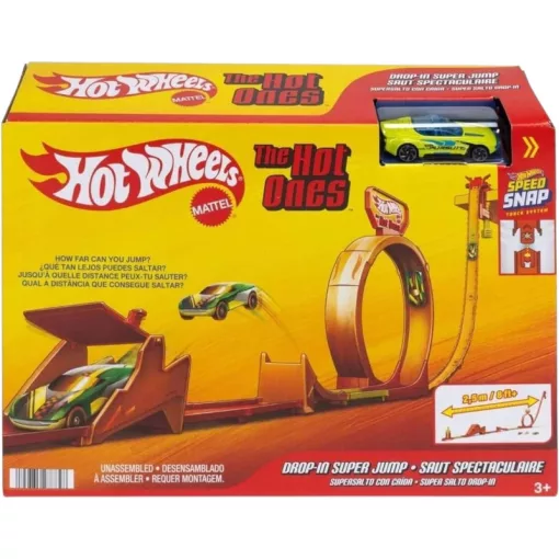 Mattel Hot Wheels szuper ugratópálya kisautóval