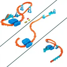 Mattel Hot Wheels 3 az 1-ben motorizált ugratós versenypálya