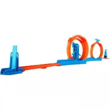 Mattel Hot Wheels 3 az 1-ben tripla hurok pályaszett